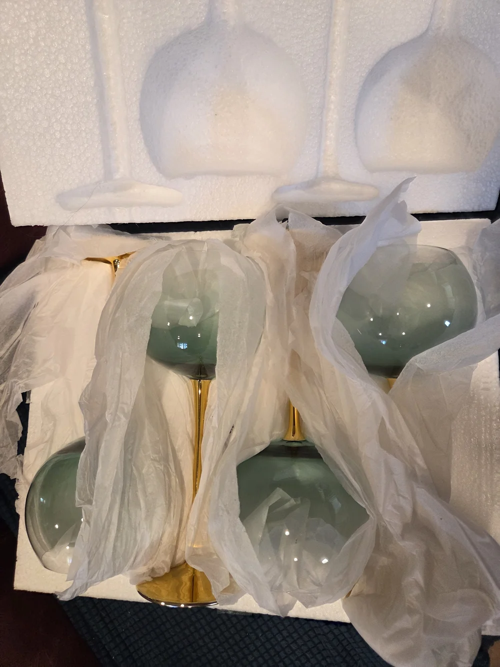 Catherine Martin Starry Night Wine Glasses Set Of 8 (4 Green, 4 Pink)